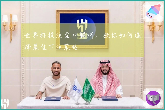 世界杯投注盘口解析，教你如何选择最佳下注策略