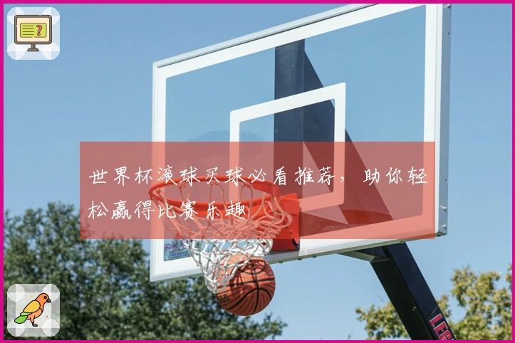 世界杯滚球买球必看推荐，助你轻松赢得比赛乐趣